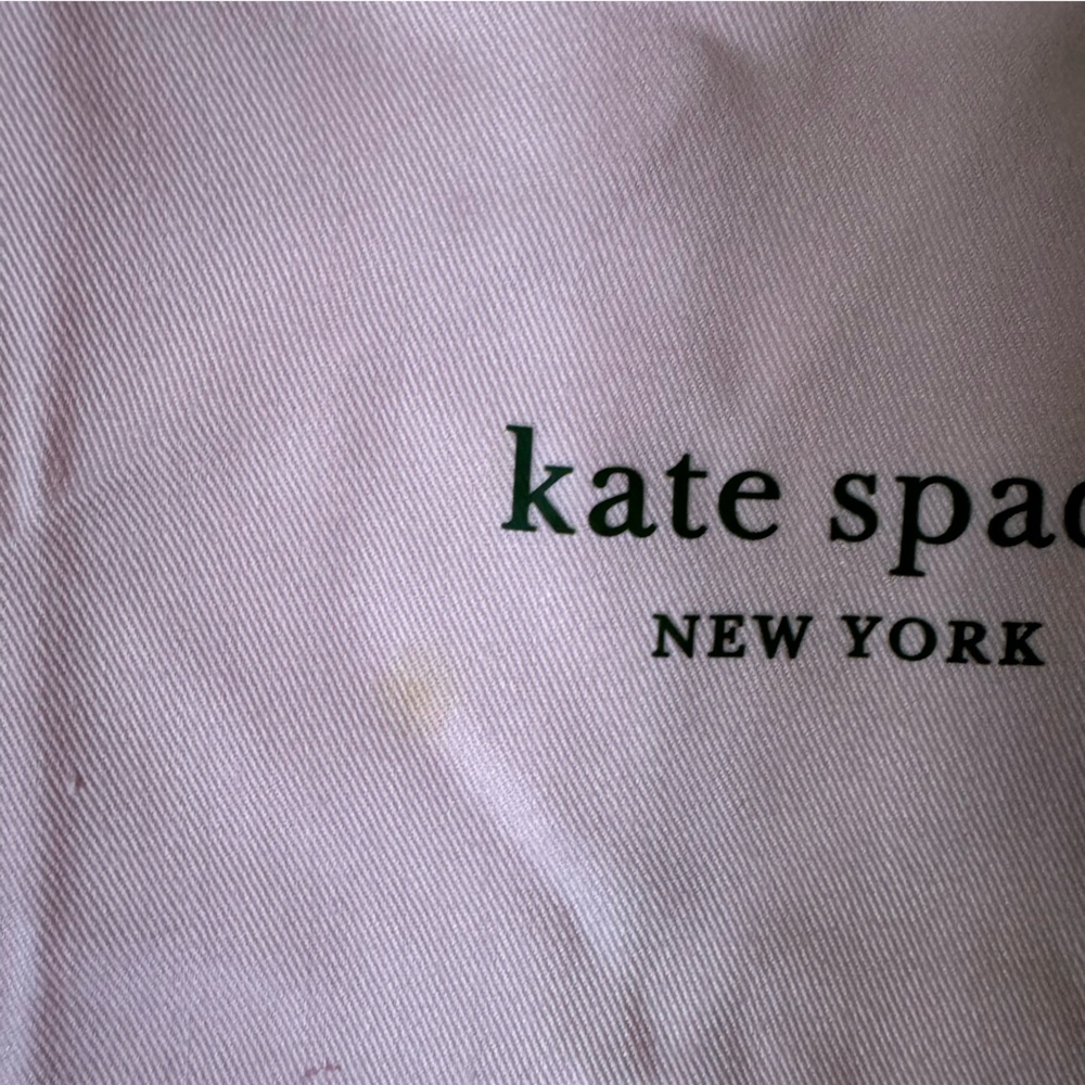 Kate Spade Morley gingham tote in yellow & lilac NEW NWT large tote - Picture 11 of 16